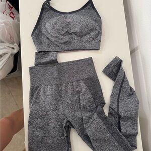 Gray Women's GymShark Workout Set